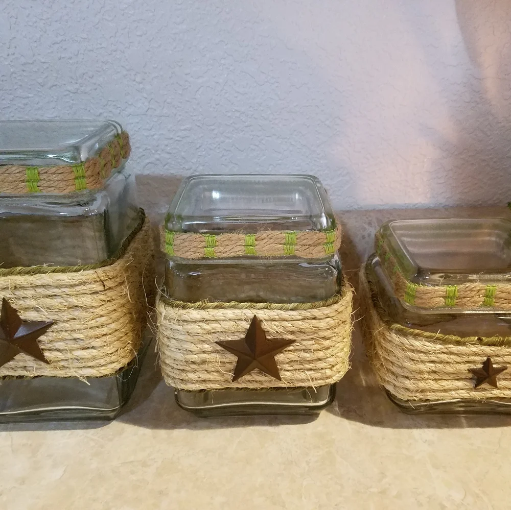Rustic Canaster Set / 4ct. - Picture 4 of 8